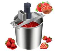 OUKMXSY Batidora De Mano AutomáTica De Acero Inoxidable De 15 L, 25 L, 40 L, 60 L Y 80 L con Pala Doble, para Sopas, Salsas Y Condimentos.