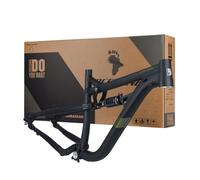 OUKMXSY Cuadro de Bicicleta de montaña 29ER, Eje pasante de 148 x 12 mm, enrutamiento de Freno de Disco, contrapunto Suave de Descenso rápido Interno y amortiguadores Traseros.
