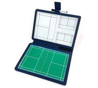 OUKMXSY Tablero De Entrenamiento De Bádminton,Tablero Táctico Magnético Plegable,portapapeles De Doble Cara para Entrenadores,para Escribir Y Borrar,para Planificación Estratégica