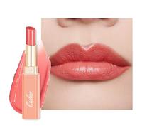 Oulac 2 in 1 Pintalabios y Bálsamo Labial, Barra de Labios Hidratante Textura Ligera y No Pegajosa, con Manteca de Karité Para Labios Agrietados y Secos, Color Intenso, Acabado Brillante, Vegan 18