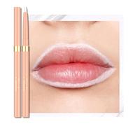OULAC Delineador de Labios Blanco Mate, Lip Liner Resistente al Agua que Dura 24 Horas +, Prebase Labial a Prueba de Manchas, Muy Pigmentado, Suave, Contorno de Labios, Vegan (13) White Waves