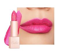 OULAC Pintalabios Diamond Lustre, Barra de Labios Rosa con Purpurina Muy Pigmentada, Textura Cremosa e Hidratante, Labios llamativos, Vegana y Sin Gluten, D09