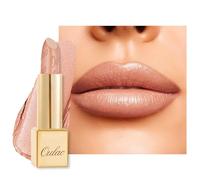 Oulac Pintalabios Mate Nude, Efecto Brillo Metálico, Barras de Labios de Larga Duración, Alta Pigmentación, Hidratación y Confort Para los Labios, Vegana, 4,3g GM02 Ethereal