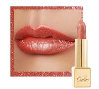 OULAC Pintalabios Naranja Brillo Metálico, Brillo 3D de Larga Duración, Barras de Labios de Alta Pigmentación y Cobertura Total, Fórmula Cremosa e Hidratante, Vegan, 4.3 g, (05) Be Happy
