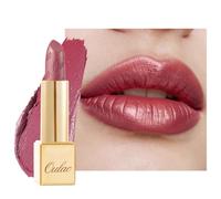 OULAC Pintalabios Rosa Brillo Metálico, Brillo 3D de Larga Duración, Barras de Labios de Alta Pigmentación y Cobertura Total, Fórmula Cremosa e Hidratante, Vegan, 4.3 g, (01) Cosmopolis
