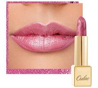 OULAC Pintalabios Rosa Brillo Metálico, Brillo 3D de Larga Duración, Barras de Labios de Alta Pigmentación y Cobertura Total, Fórmula Cremosa e Hidratante, Vegan, 4.3 g, (11) Hip & Hippie