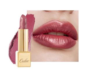 OULAC Pintalabios Rosa Brillo Metálico, Brillo 3D de Larga Duración, Barras de Labios de Alta Pigmentación y Cobertura Total, Fórmula Cremosa e Hidratante, Vegan, 4.3 g, (01) Cosmopolis