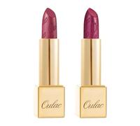 OULAC Set de Pintalabios Rojo Brillo Metálico, Brillo 3D de Larga Duración, Barras de Labios de Alta Pigmentación y Cobertura Total, Fórmula Cremosa e Hidratante, Vegan 2PCS