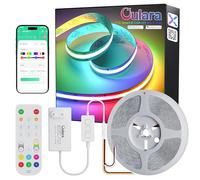 OULARA Cinta LED RGB Smart IC COB 10 m, direccionable, 24 V, cambio de color, compatible con Alexa/Google, juego multicolor con modo de música para decoración de fiestas
