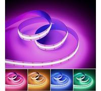 OULARA Tira LED COB RGB 6M,Tira LED que Cambia de color 24V,Tira de luz LED Flexible Multicolor para Dormitorio,Cocina,Decoración de fiesta DIY (el controlador y el adaptador se venden por separado)