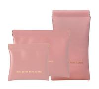 OULIGET Bolsa pequeña de maquillaje para mujer, bolsa de almacenamiento elástica con cierre abierto, mini bolsa de almacenamiento de viaje, bolsa organizadora impermeable para lápiz labial,