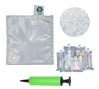 OULIGET Bolsas de aire de embalaje, bolsas protectoras de aire inflables, bolsas de espuma, envoltura acolchada de burbujas, bolsa de espuma acolchada para mudanza, 6 x 6 pulgadas, 50 piezas