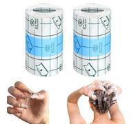 Ouliget Película protectora de uñas para dedos, vendas adhesivas transparentes impermeables para uñas largas, lavar el cabello, extensión de arte de uñas, accesorios protectores de bricolaje, 2