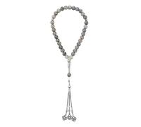Oulitigy Tasbih Con 33 Cuentas Redondas De Piedra 10mm Rosario De Regalo Cuentas De Oración Regalo Para Eid Al-Adha