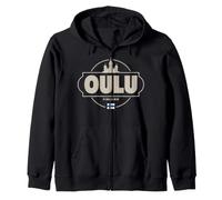 Oulu Finlandia City Travel Destino nórdico Sudadera con Capucha