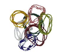 oumebiu Cesarinaa 7 Collares de Santeria Obatala, Shango, Oshun, Yemaya, Orula, Elegua y Oggun | 7 Santeria Beaded Necklaces Elekes| Collares de Cuentas IFA, Religion Yoruba, Lucumi