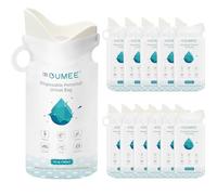 OUMEE Paquete de 8/12/20/24 Bolsas de urinario Desechables de Emergencia, Bolsas de orina Unisex de 700 ml, Bolsa de orina para Viajes, Atascos de tráfico, Bolsa de Inodoro portátil para Hombres,