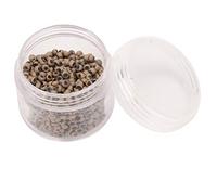 Oumefar 1000 Uds. Anillos de Microeslabones de Silicona, Herramienta de Extensión de Cabello con Cuentas, Anillos de Enlace de Extensión Profesionales de 3mm X 2mm para Todo (marrón claro marrón