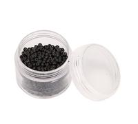 Oumefar 1000 Uds. Anillos de Microeslabones de Silicona, Herramienta de Extensión de Cabello con Cuentas, Anillos de Enlace de Extensión Profesionales de 3mm X 2mm para Todo (Marrón oscura marrón