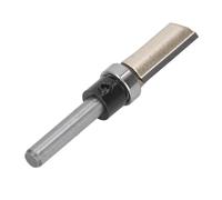 Oumefar 3 Pcs Tontos de Enrutador Recto de Doble Flauta, 1/2 "Dia X 1" X 1/4 "Tungsten de Acero de Acero de Acero, Alta Dureza para la Ranura de Recorte de Madera