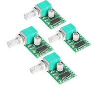 Oumefar 4Pcs Mini DC 5V Tablero amplificador de audio digital con potenciómetro PAM8403 Módulo de placa de amplificador de potencia para DIY portátil etc