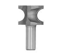 Oumefar 5/8 "Bit Bullnose Router Bit 1/2", Broca de Enrutador de Tullnose a Media Redonda para la Herramienta de Fresa con Carcasa de Carpintería