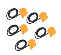 Oumefar 5 Uds Interruptor de Proximidad Cilíndrico NPN Sensores Normalmente Abiertos para Sistemas de Control Automático 6-36VDC Plástico ABS Detección de 25mm