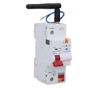 Oumefar 63A Control Remoto Rompedor de Circuito de Medición WiFi para el Interruptor de Circuito Inteligente Zigbee 1p, Automatización del Hogar para el Control de la Aplicación Tuya (AC230V)