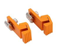 Oumefar Abrazadera de Garra de Tigre Abrazadera de Riel en T, Sujeción de Trabajo CNC de Aluminio de Perfil bajo con Agarre Dentado Tuerca M6 Tuerca en T Tornillo M4 para 3018 Pro