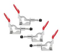 Oumefar Abrazadera de Palanca GH-301-AM Herramienta Manual Duradera de Liberación Rápida para Carpintería, Soldadura y Ensamblaje Electrónico, Juego de 4 Piezas