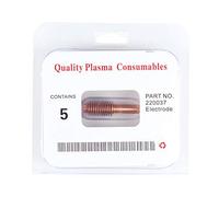 Antorcha de corte por plasma Consumibles 220037 Kit de electrodos de consumibles de consumibles de antorcha de corte por plasma para MAX1650