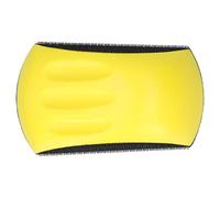 Oumefar Bloque de Lijado de Gancho y Bucle Disco Abrasivo Flexible para Rectificado Manual de Mano Adecuado para Lijado a Largo Plazo Diseño Liviano (6 pulgadas 150 mm)