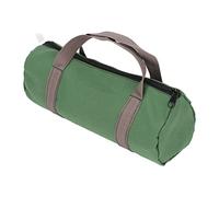 Oumefar Bolsa de Herramientas de Boca Ancha, Bolsa de Transporte de Herramientas de Lona Impermeable de Gran Capacidad para Técnicos de Carpinteros y Reparadores de Vehículos (S)