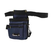 Oumefar Bolsa de Herramientas para la Cintura, Bolsa de Herramientas con Bolsillo para Cinturón Multifuncional Ajustable para Trabajadores Electricistas, Tela Oxford de 26cm X 15cm X 5cm