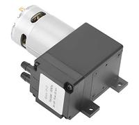 Oumefar Bomba de Vacío sin Aceite, Minibomba Duradera de 12W, Flujo de 80KPa para Gas, Generadores de Oxígeno Domésticos, Equipo de Laboratorio