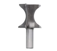 Oumefar Broca de Enrutador de Bullnose, 1/2 "de Vástago de Diámetro de Cuentas de 1-1/4", Bordes de Acero de Acero de Tungsteno para Carpintería para Carpintería, Gabinetes, Muebles