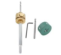 Oumefar Broca para Sierra Perforadora, Abridor de Poste de Extensión de Vástago Hexagonal Eficiente para Techo de Yeso con Tablero de Madera, Material de Acero de Aleación para una Larga Vida útil,