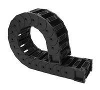 Oumefar Cable de Nailon con Cadena de Arrastre, Línea de Remolque para Tanque, Serie de bajo Ruido para Brazo de Máquina CNC, Portador de Cables Completamente Cerrado - 1 X 2,3 Pies - para Trabajos