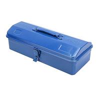 Oumefar Caja de Herramientas de Hierro Resistente, Caja de Herramientas de Metal, Contenedor de Almacenamiento de de Reparación Multifunción con Hebilla de Metal (37 * 16 * 11 (350))