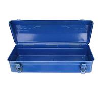 Oumefar Caja de Herramientas de Hierro Resistente, Caja de Herramientas de Metal, Contenedor de Almacenamiento de de Reparación Multifunción con Hebilla de Metal (43 * 18 * 11 (410))