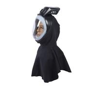Oumefar Capacina de de Ventilada Eléctrica Capa Protectora contra la Niebla Anti Antidespugo para Pulir el Trabajo de Laboratorio de Minería