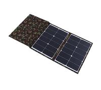 Oumefar Cargador Eficiente Ligero Plegable del Panel Solar 80W para la Central Eléctrica que Acampa Al Aire Libre