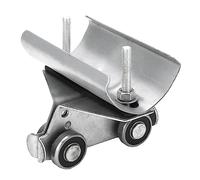 Oumefar Carro con Ruedas y Rodillos por Cable de Acero Inoxidable que Ahorra Espacio de Manera Eficiente para Uso Industrial Diámetro de Polea de 24 Mm para Trabajadores de Taller