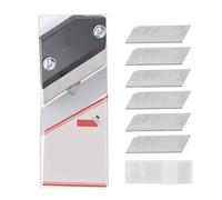 Oumefar Cepillo de Chaflán Tipo V de 45 Grados, Herramienta para Trabajar la Madera, para Biselar Placas de Yeso, Aleación de Aluminio SK5, Acero Inoxidable, Rango de 2 a 9 Mm