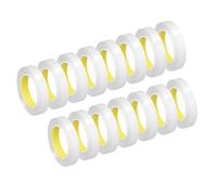 Oumefar Cinta de Montaje de Doble Cara, Transparente, Resistente, Fuerte Adhesivo para el Hogar, la Oficina, el Baño y la cocina. 15 Rollos de 0,1 Mm de Grosor, 20 Mm de Ancho y 5 M de