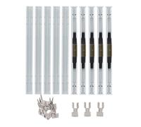 Oumefar Conector Rápido de Fibra óptica 5pcs, Conector de Empalme Frío L925bp, Pérdida de Inserción de 0.2dB para Cable de Mariposa 2.0x3.0 Mm