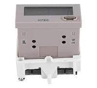 Oumefar Contador Digital H7EC NFV, Pantalla LCD de 8 Dígitos con Batería de Litio, para Totalizador Eléctrico de Montaje en Panel AC 110 220V