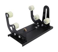 Oumefar Cortador de Botellas de Vidrio, Kit de Corte de Vidrio Versátil Negro de Acero Inoxidable para Manualidades, Soporte Estable para Proyectos de Bricolaje