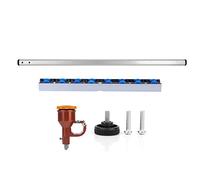 Oumefar Cortador de Vidrio Tipo T de 60cm de Longitud, Herramienta de Corte de Tiras de Vidrio para Ladrillo Vitrificado de Azulejos de Cerámica con Inyección Automática de Aceite