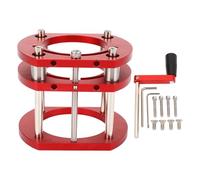 Oumefar del Elevador de Enrutador de la Mesa del Enrutador Ajustable Base del de Elevación para Diámetros del Motor de 64 a 66 Mm Elaborados de Aleación de Aluminio y Barras de Soporte